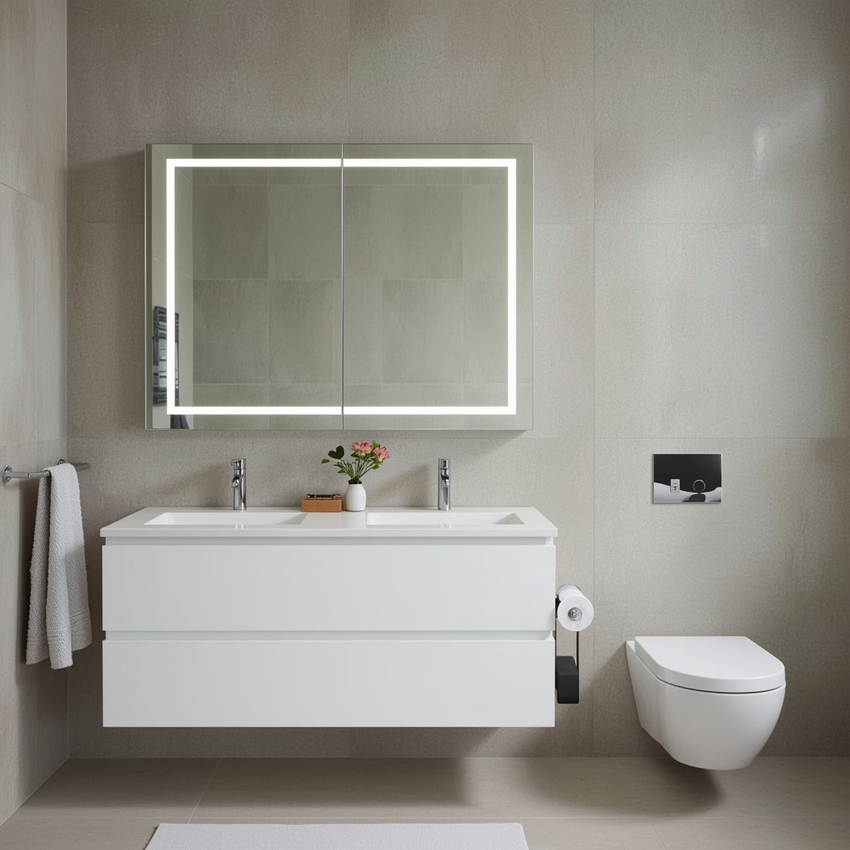 The “Lume” LED Mirror Cabinet