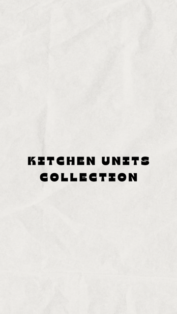 Kitchen units Collection