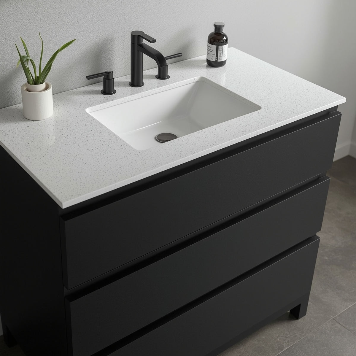 Floating Vanity, single – 900 x 500 mm