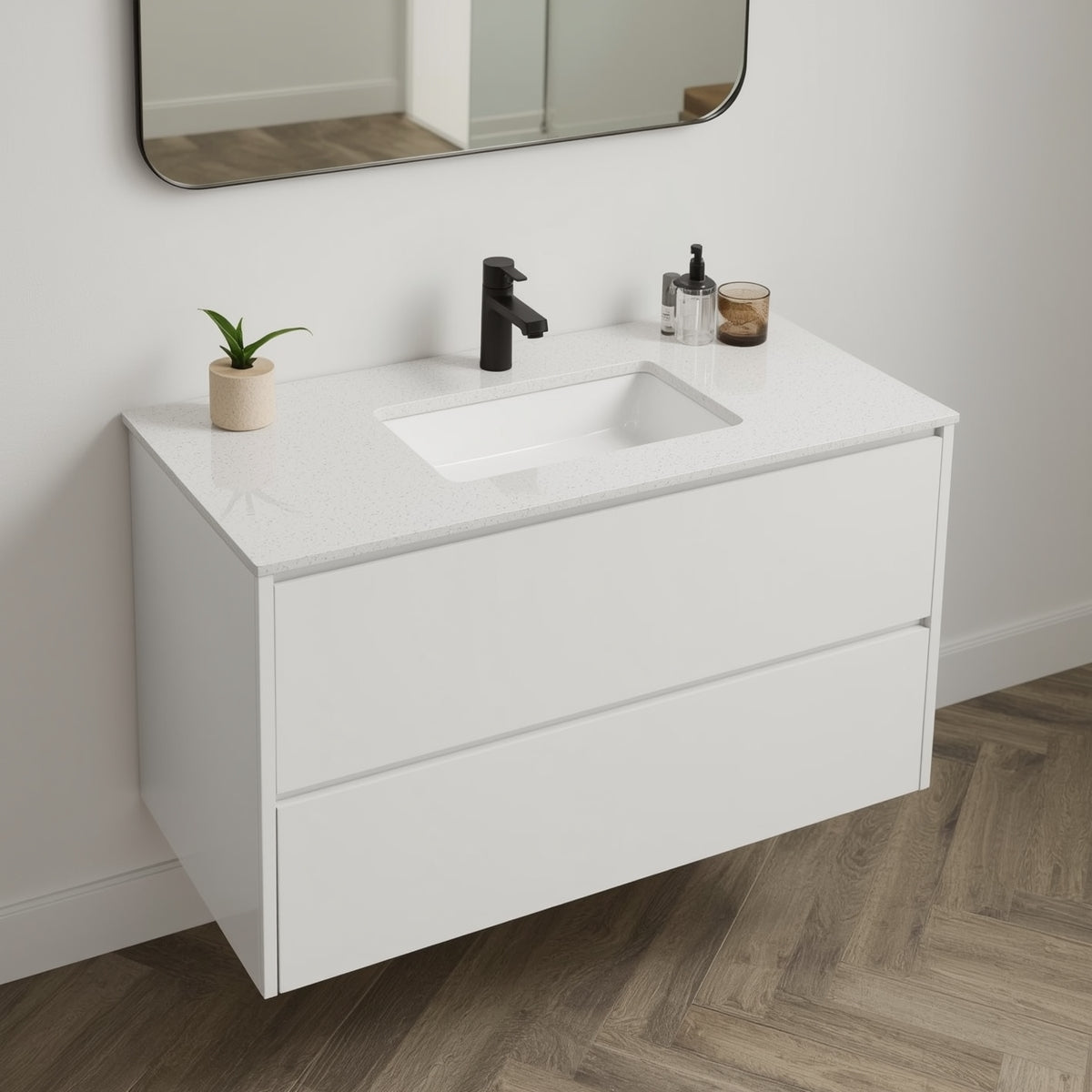 Wall-Mounted Vanity – 800 x 500 mm