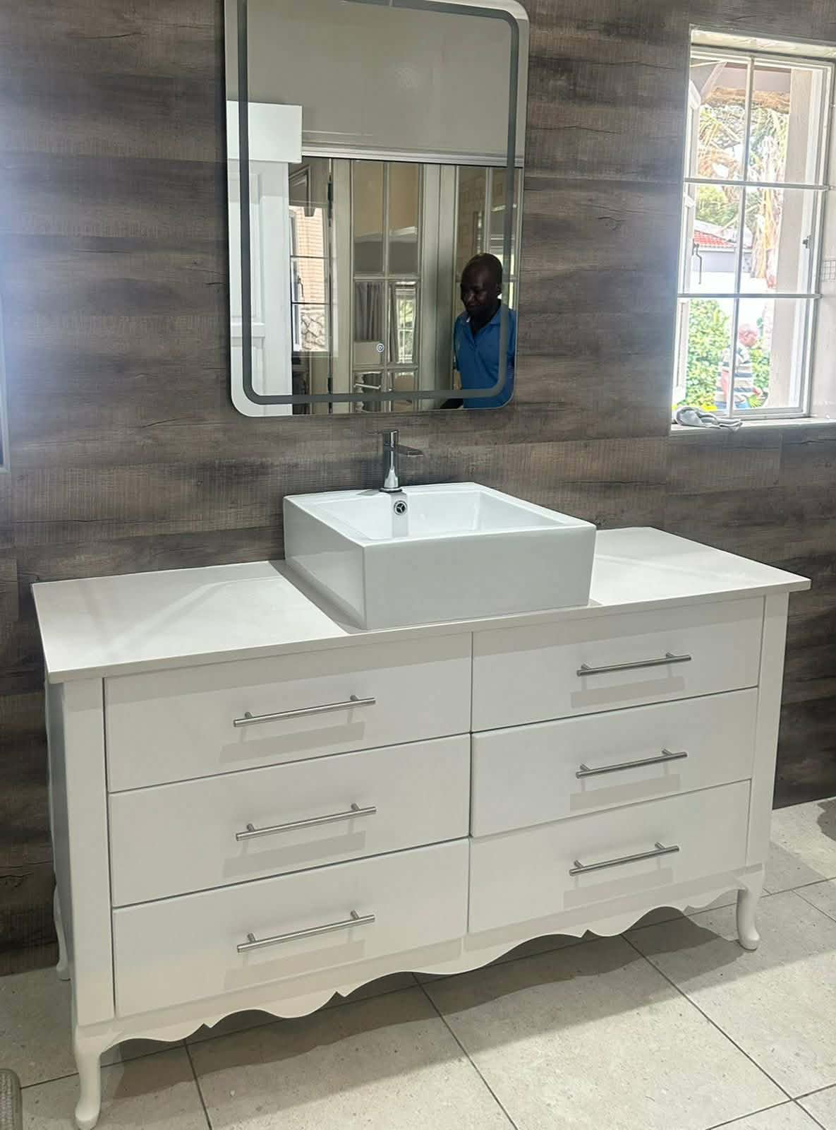 Double Queen Anne Vanity